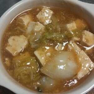 お手軽もう一品☆豆腐と白菜のあんかけ